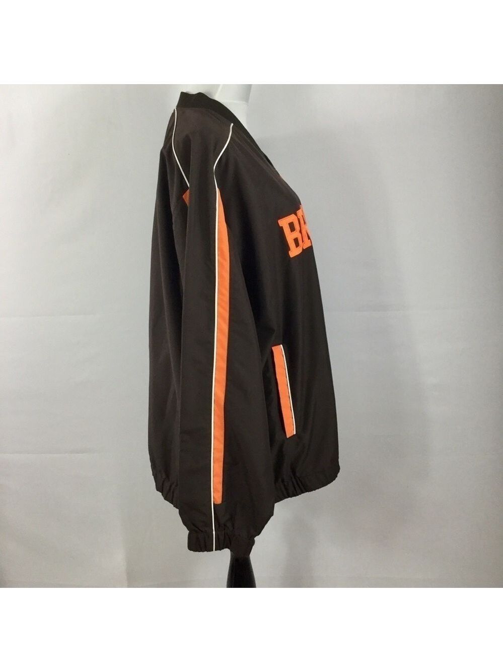 Cleveland Browns NFL Team Apparel Pullover Windbreaker Windshirt Size XL - Picture 11 of 14